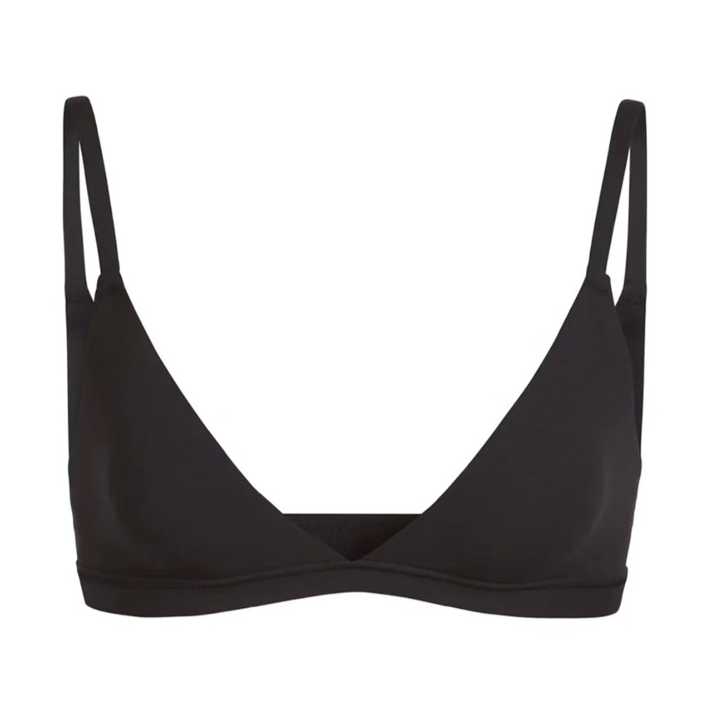 Skims Fits Everybody Triangle Bralette Black BR-TRI-9200 Medium - Picture 1 of 4